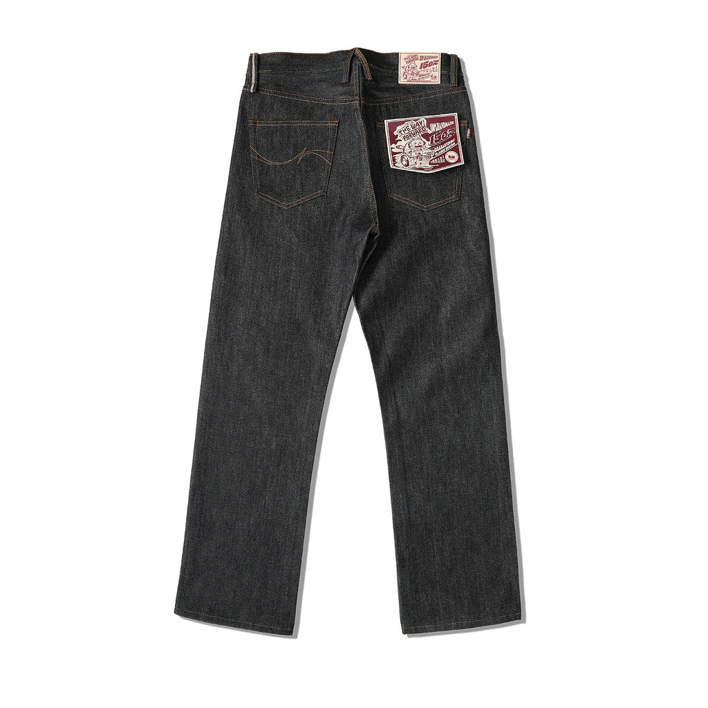Mbbcar 15oz Washed Selvedge Straight-Leg Jeans