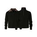 KREATE Double-neck Fake Two-piece Sweater Jacket