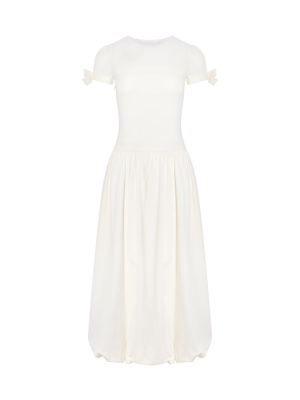 Wildberry French Style Patchwork High-Waist Maxi Dress