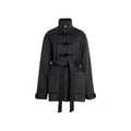 FUNKYFUN Horn Buckle Woolen Coat Jacket