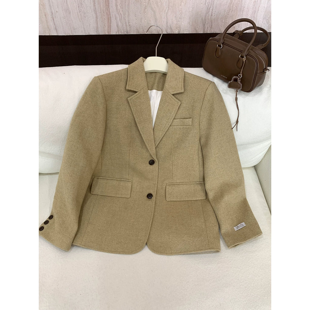 Even Thickened Woolen Blazer