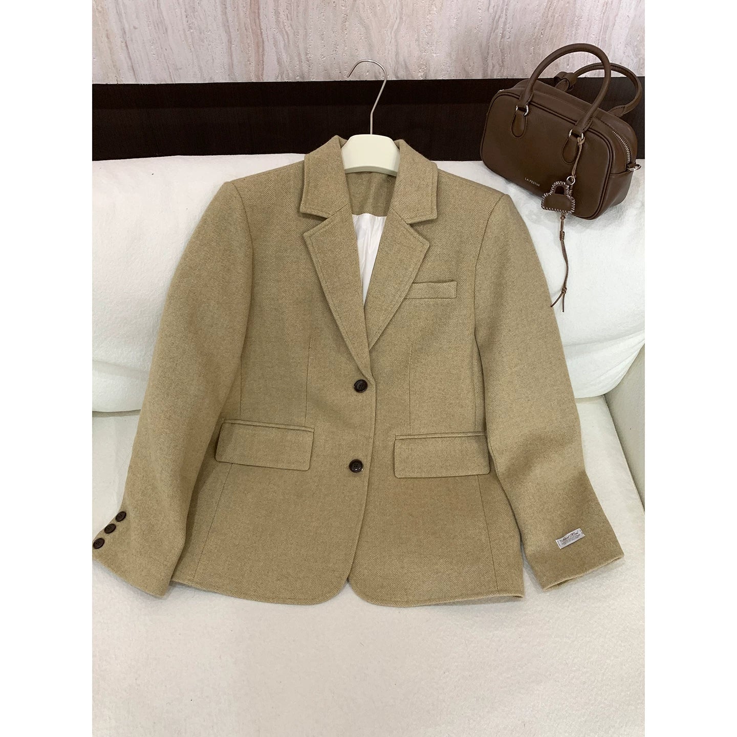 Even Thickened Woolen Blazer