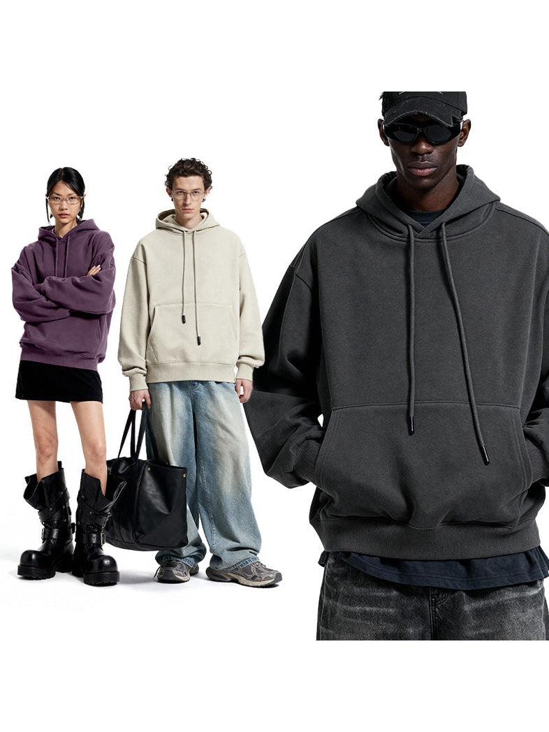 Inflation Casual Versatile Fleece Hooded Sweater