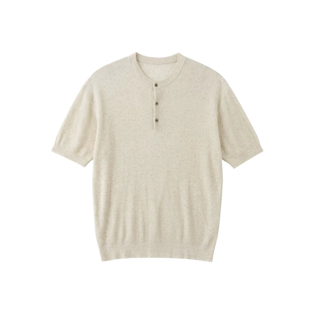 BUTTBILL Vintage Minimalist Knitted Tee