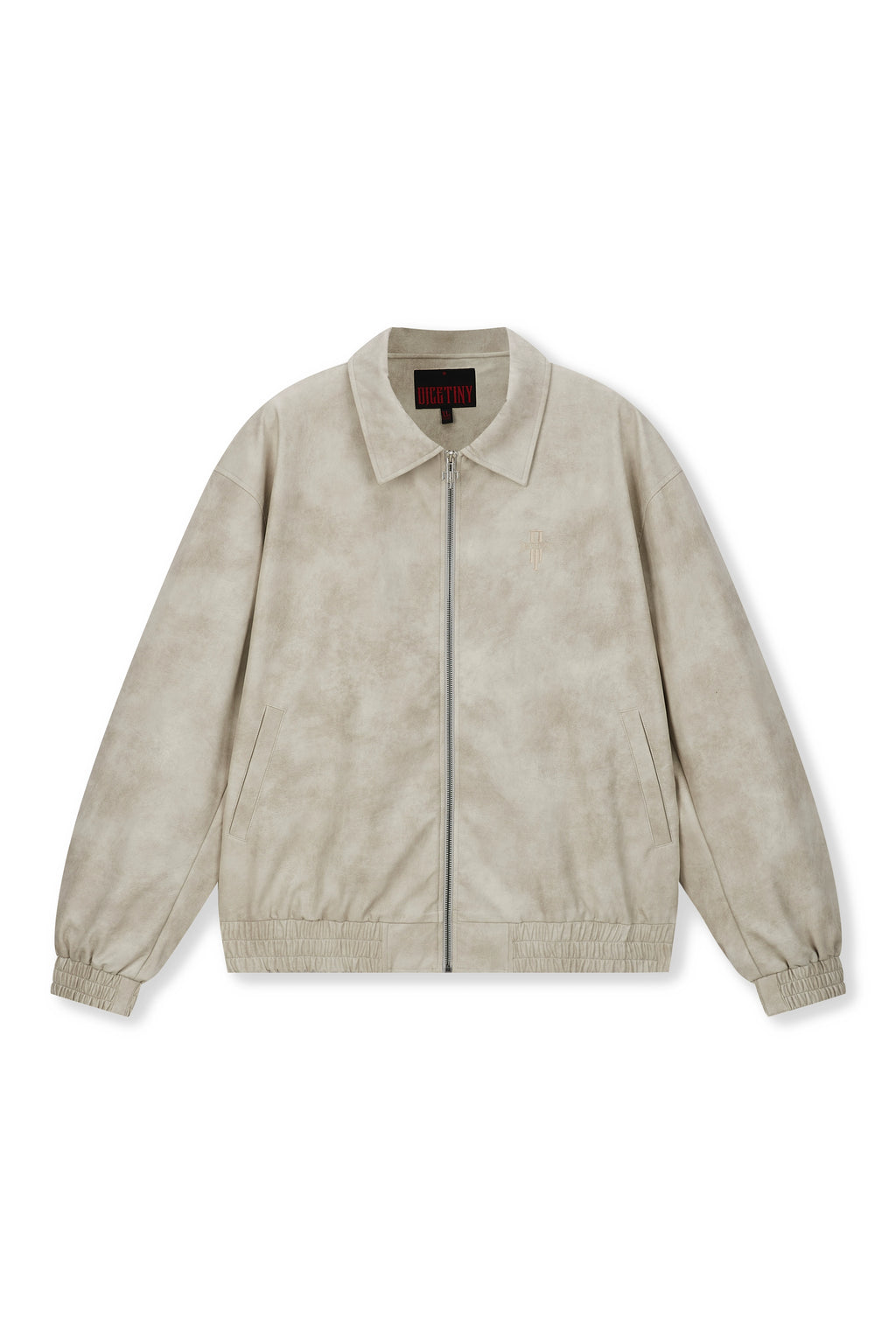 DICETINY Vintage Loose Casual Leather Jacket