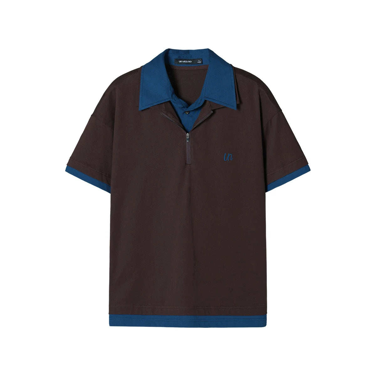 Unvesno Layered Urban Light-Sport Polo Shirt