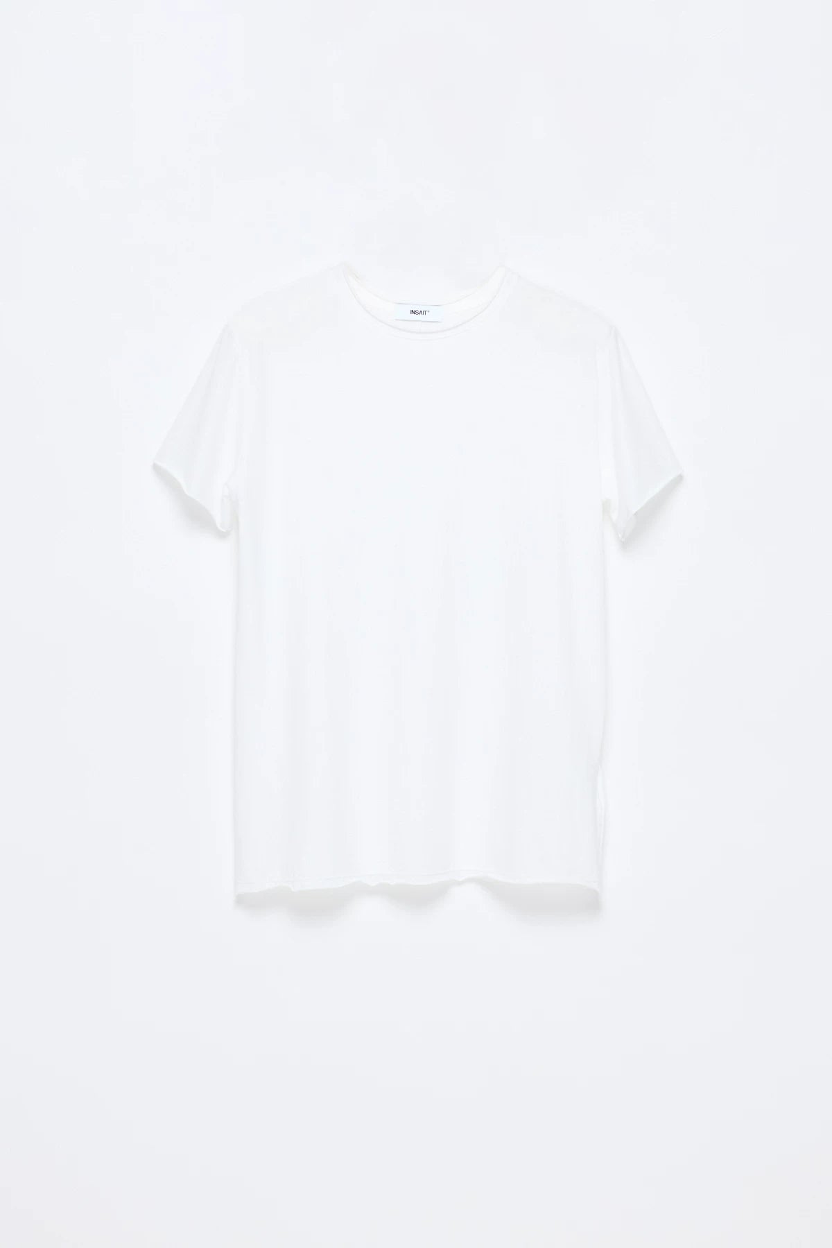 INSAIT Sheer Cozy High-Twist Cotton Breathable Cropped Tee