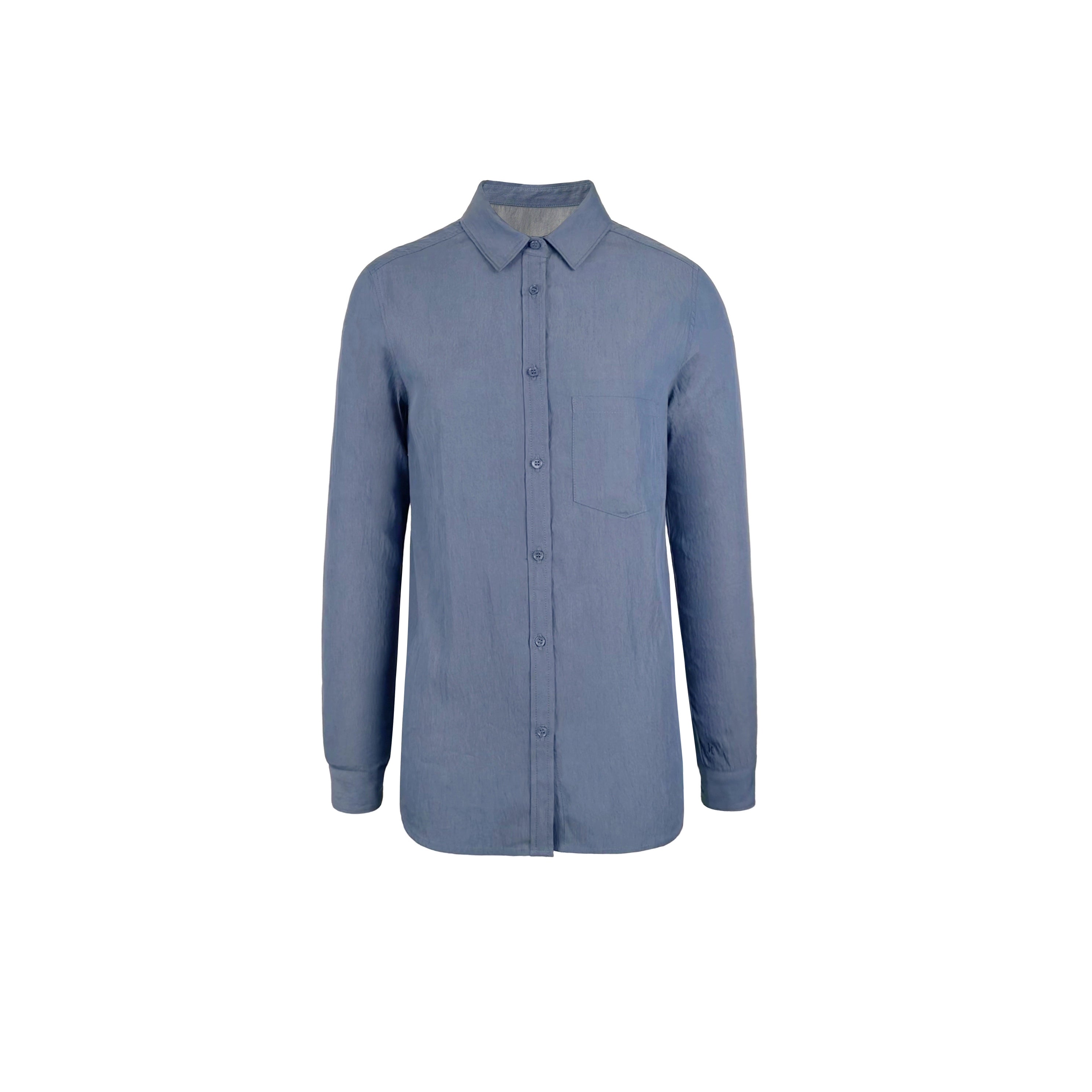 Jim Kennet Minimalist Vintage Micro Loose Long Sleeve Shirt