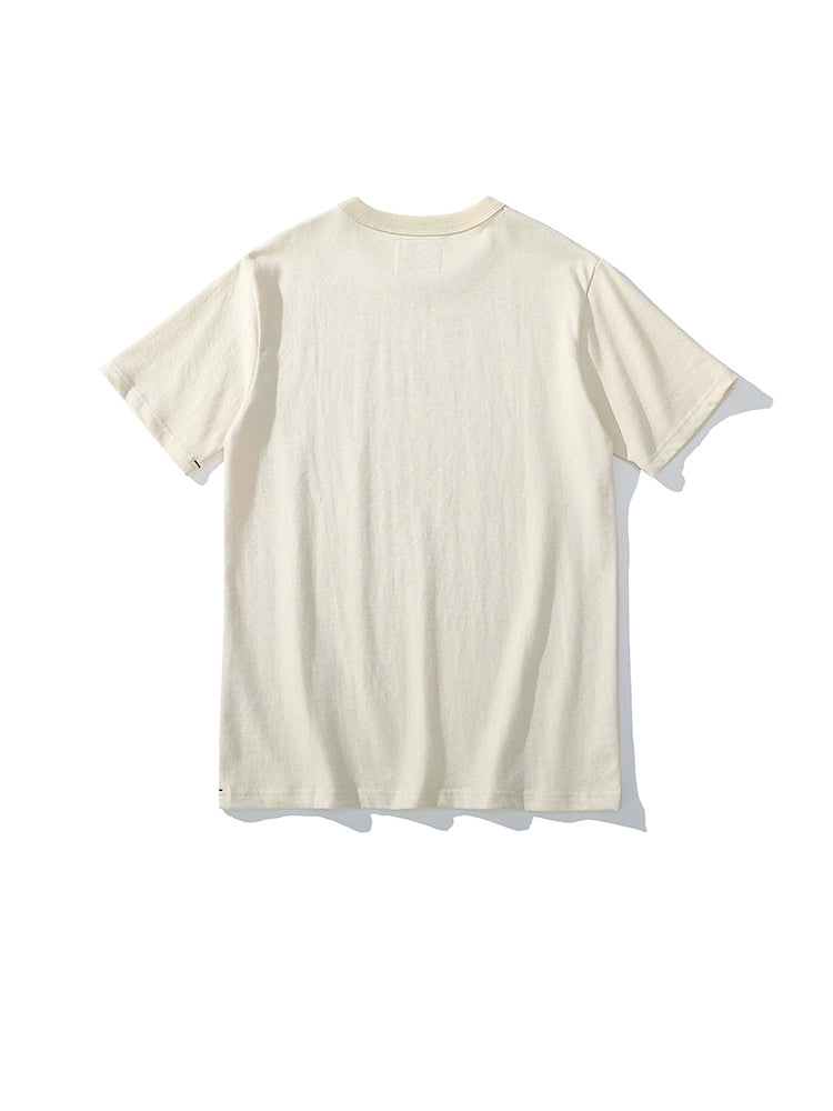 PrintAce Natural Raw Cotton Unbleached 300g Breathable Loose Tee