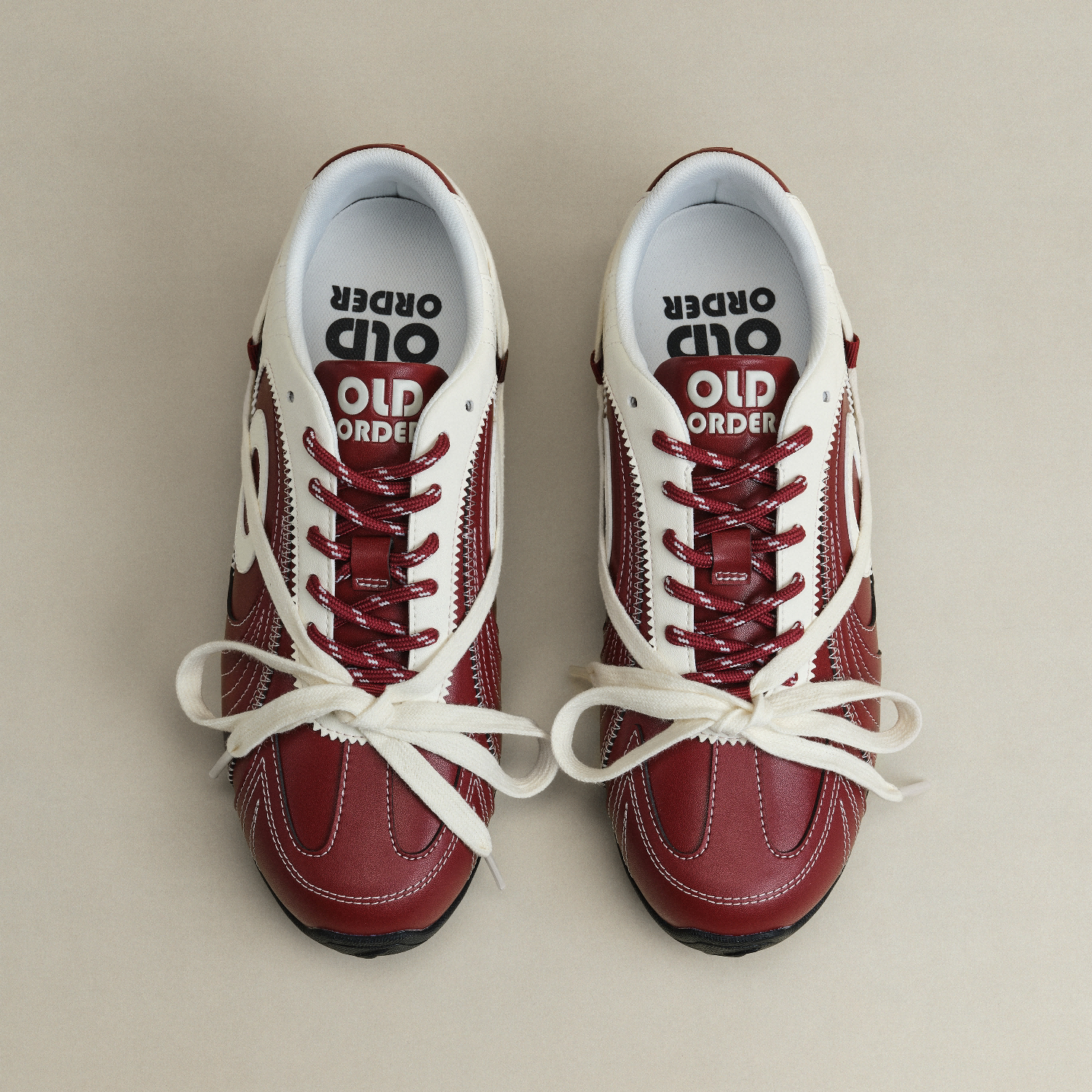 OLD ORDER Leather Lace-Up Sneaker
