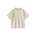 BUTTBILL Textured Cotton Loose Fit Drop-Shoulder Tee