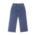 TREclub Striped Rivet Straight Jeans