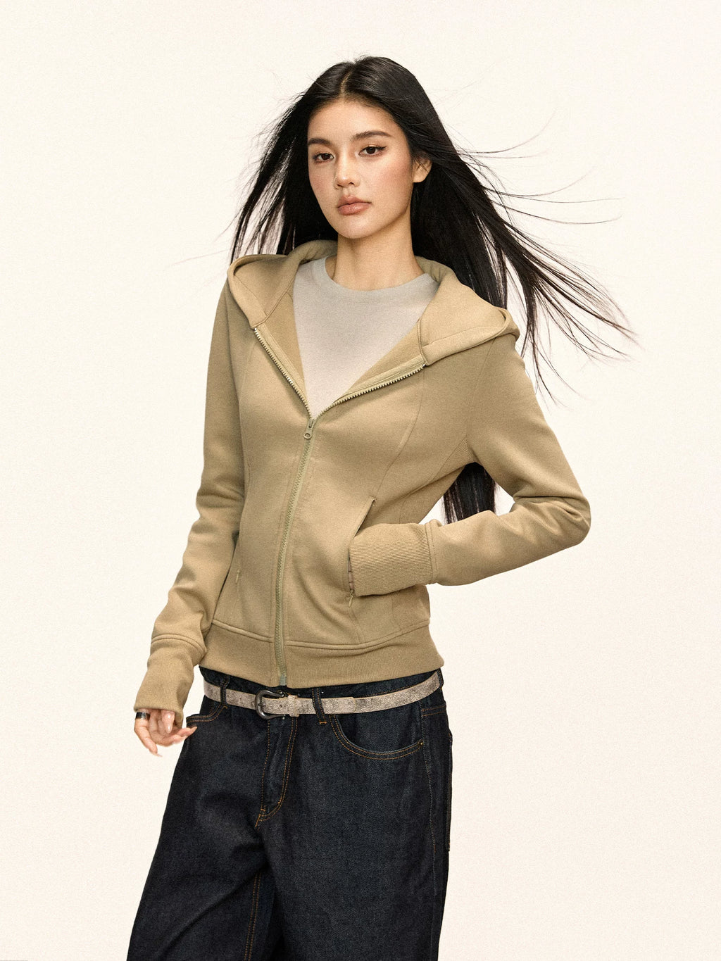 Cherry Melody Vintage Sport Hooded Jacket