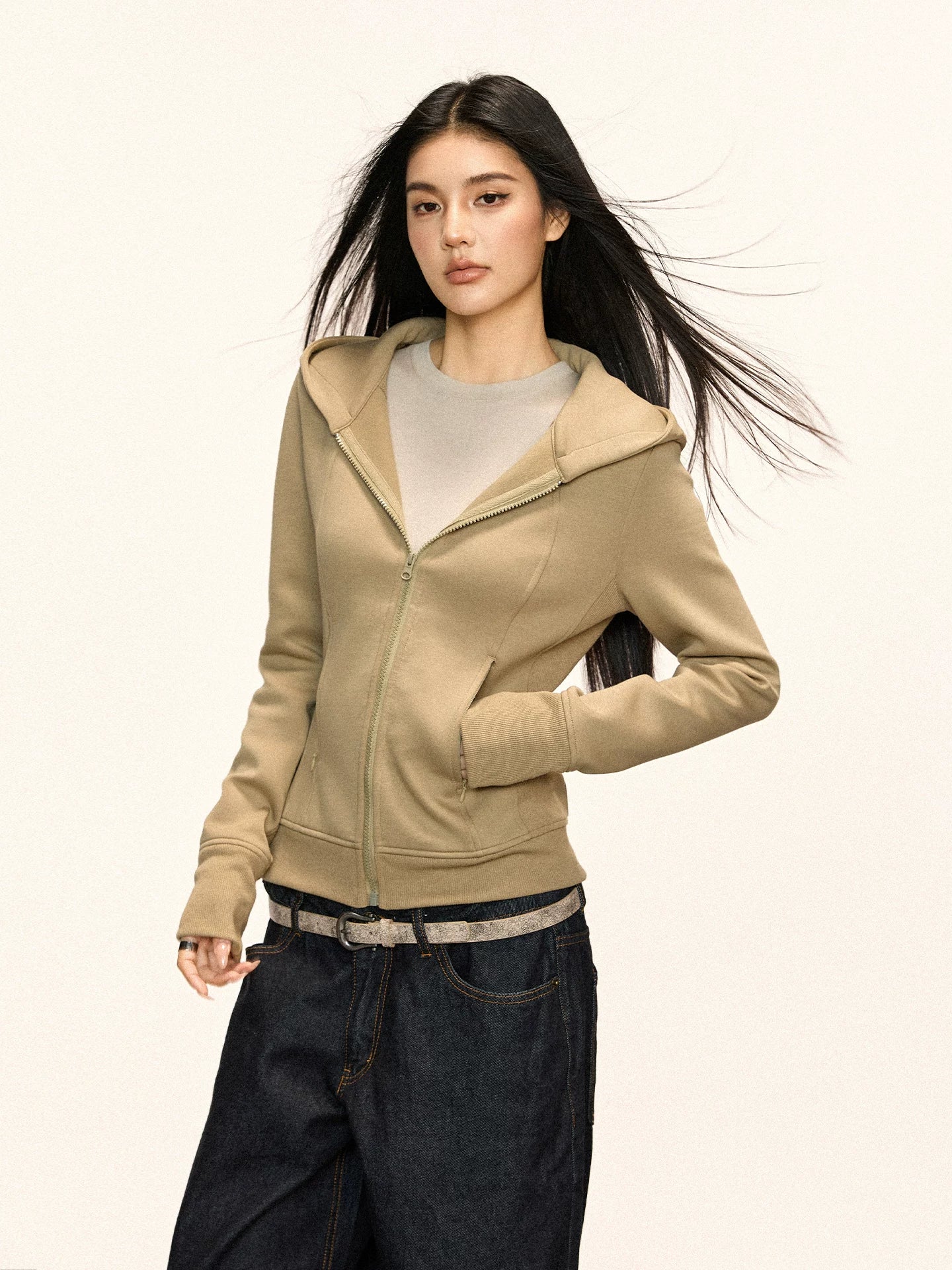 Cherry Melody Vintage Sport Hooded Jacket