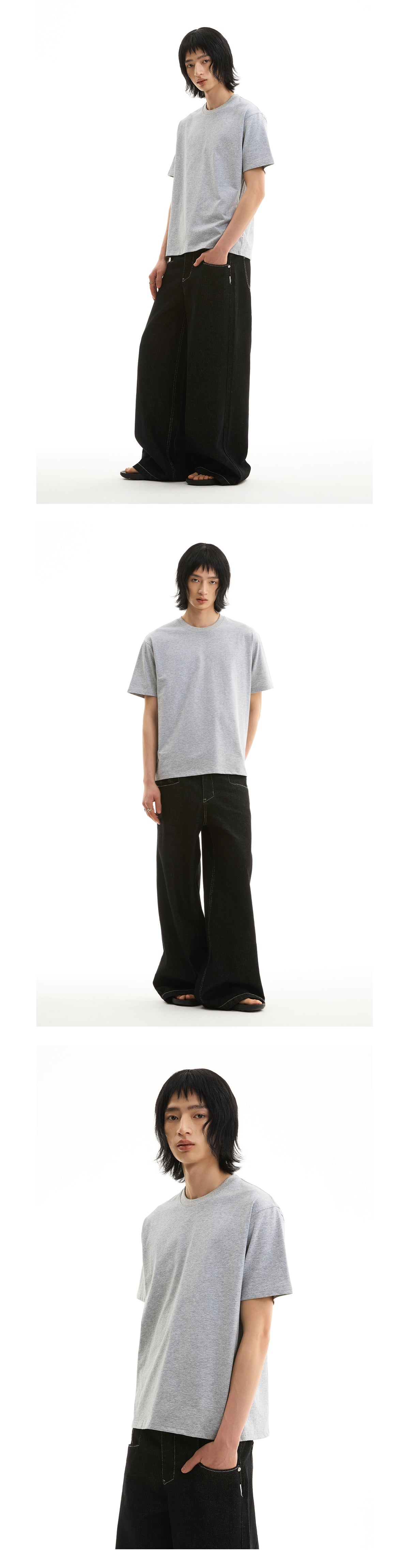 FUNKYFUN 2025SS five-color pure cotton 230g loose Tee