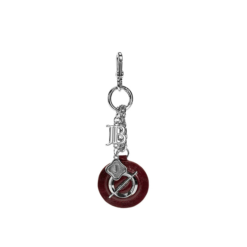 JELLY TOYBOY Red Metal Keychain Bag Charm
