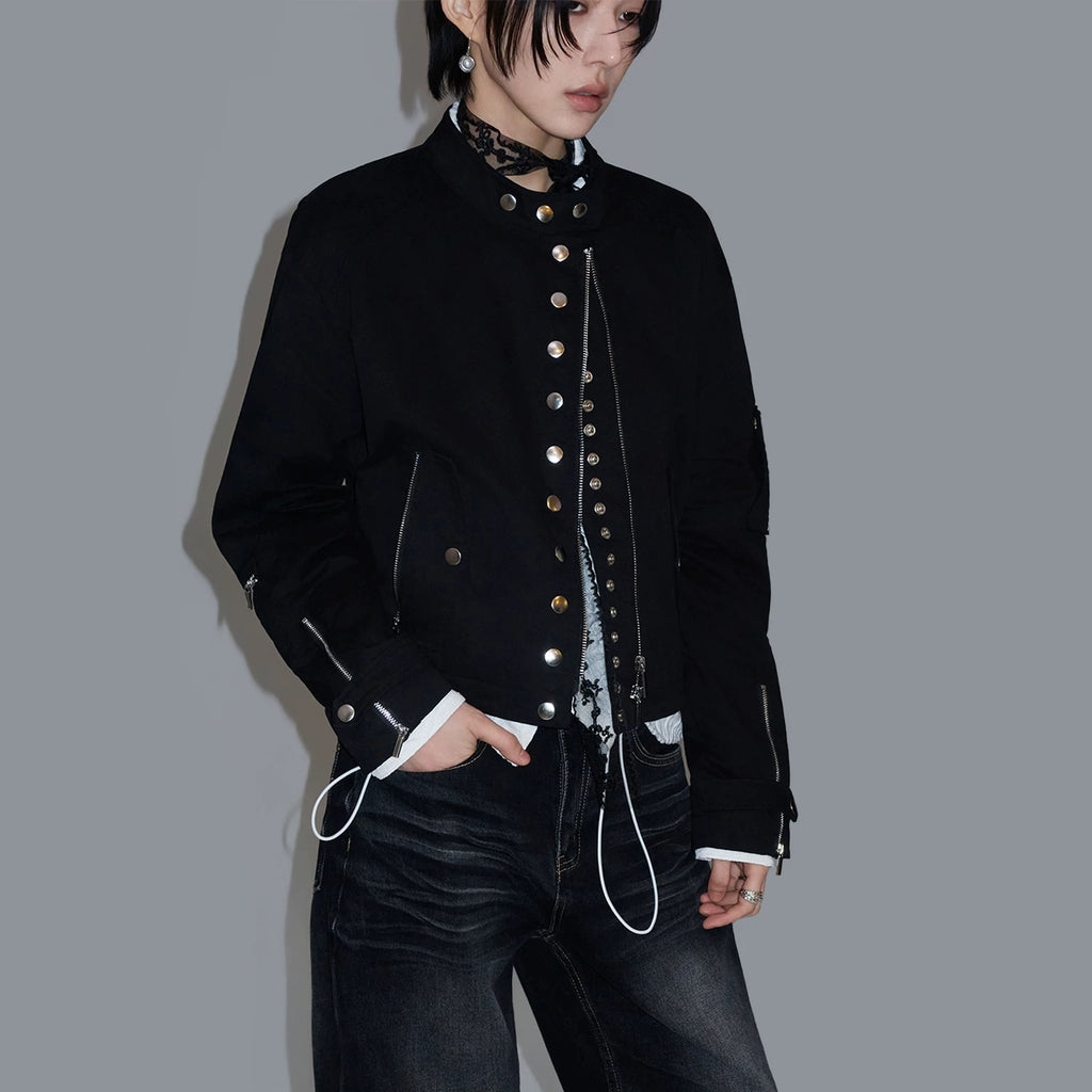 Sameuoo Premium Metal Zip Jacket