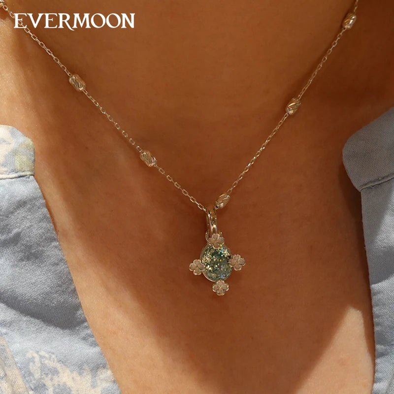 EVERMOON Night Watchman Silver Ruby Pendant
