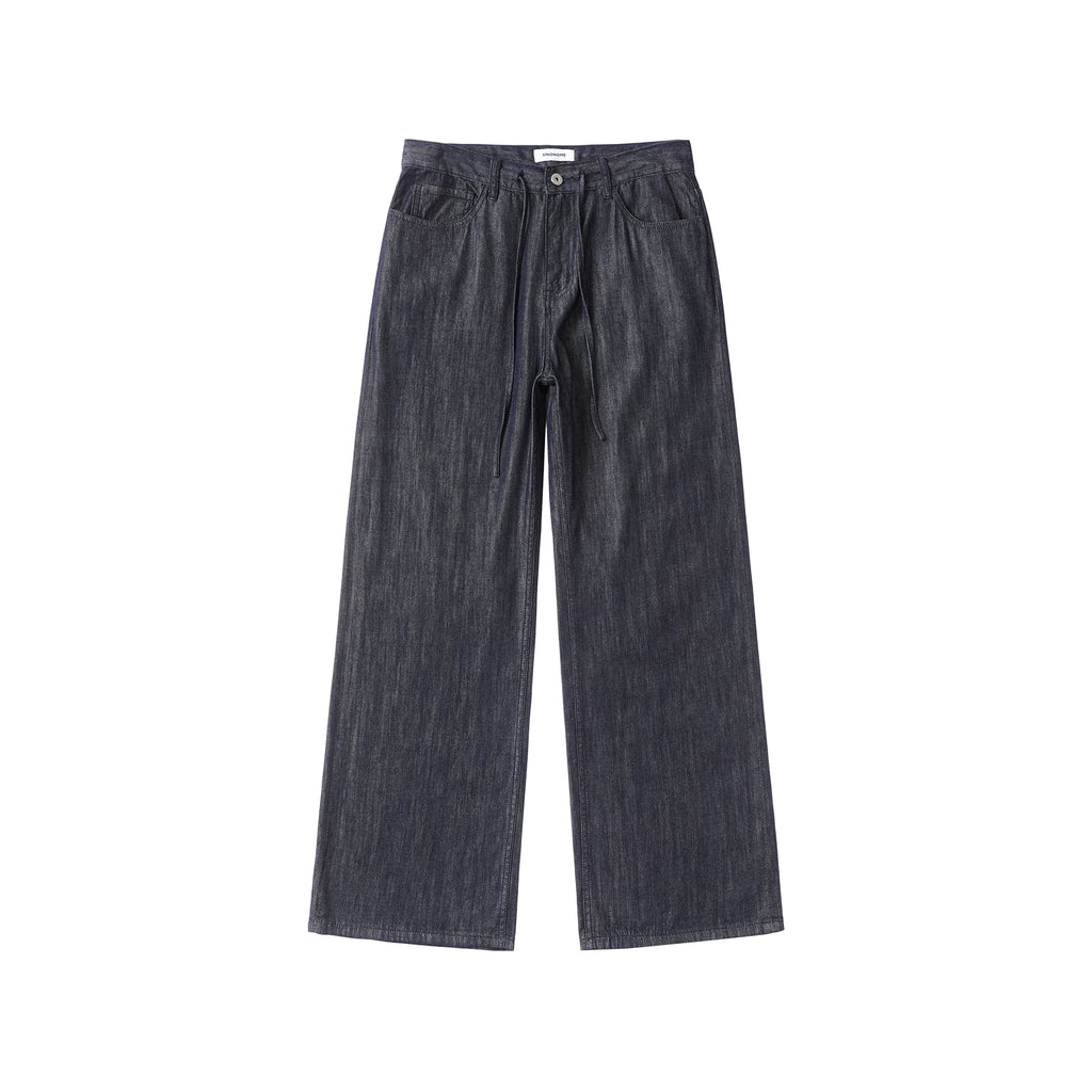 SINONOME Tencel Lyocell Cool-Touch Relaxed Straight-Leg Jeans