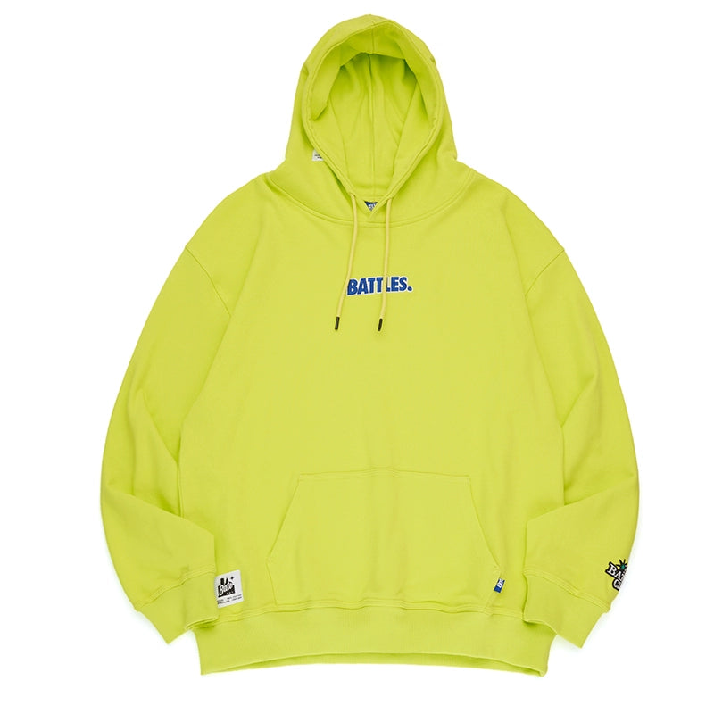 Battles Embroidered Cotton Terry Hooded Sweater