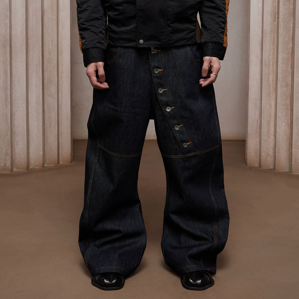 DND4DES Curved Blade 400g Loose-Fit Jeans
