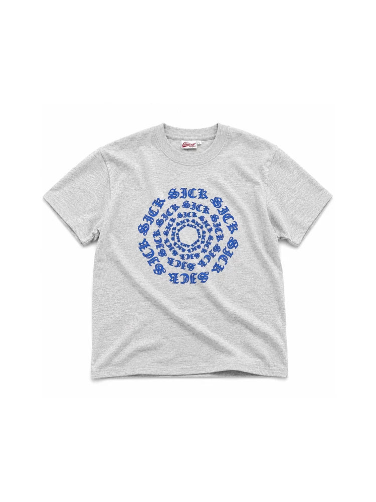 CNCISM "Sick" Spiral Print 400g Breathable Oversized Tee