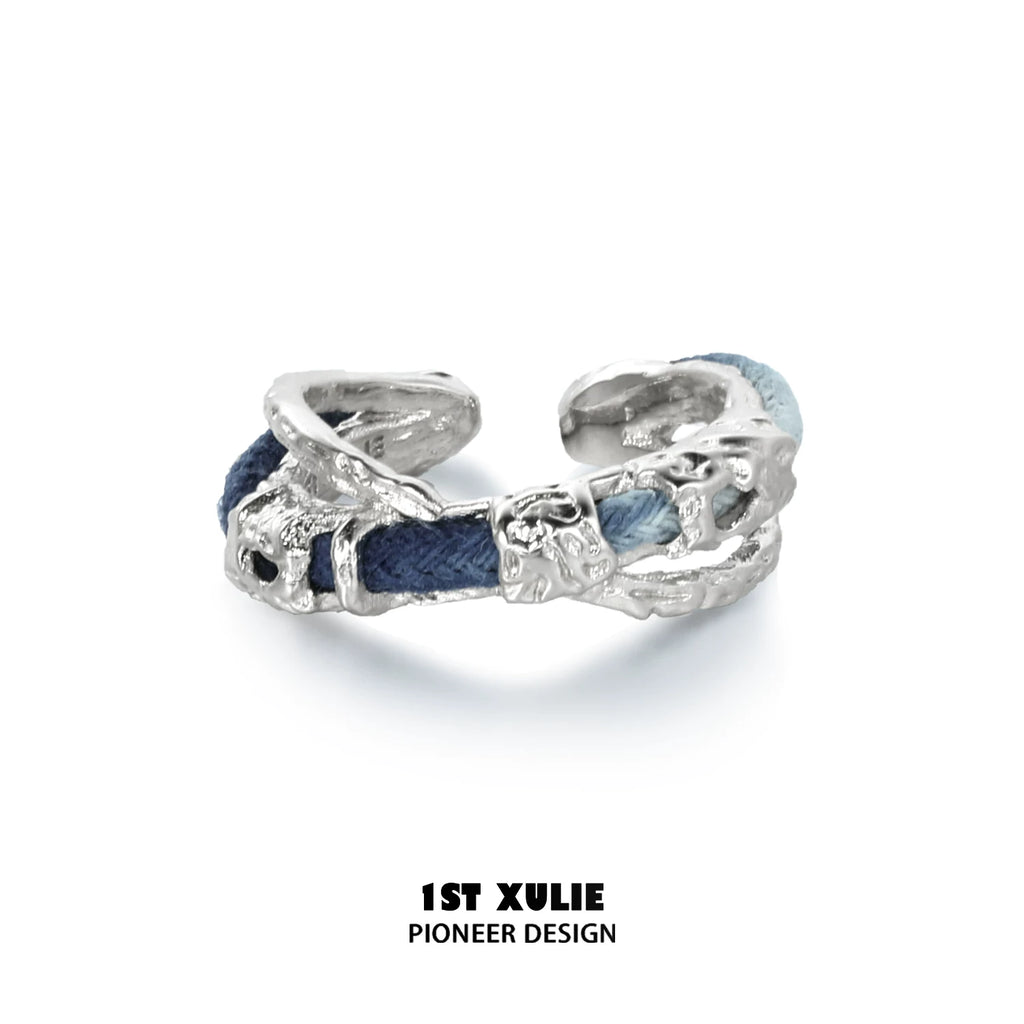 1ST XULIE Sterling Silver Open Ring