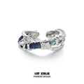 1ST XULIE Sterling Silver Open Ring