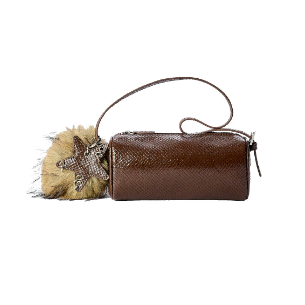 ECODAY Mini Pencil Case Cylinder Handbag