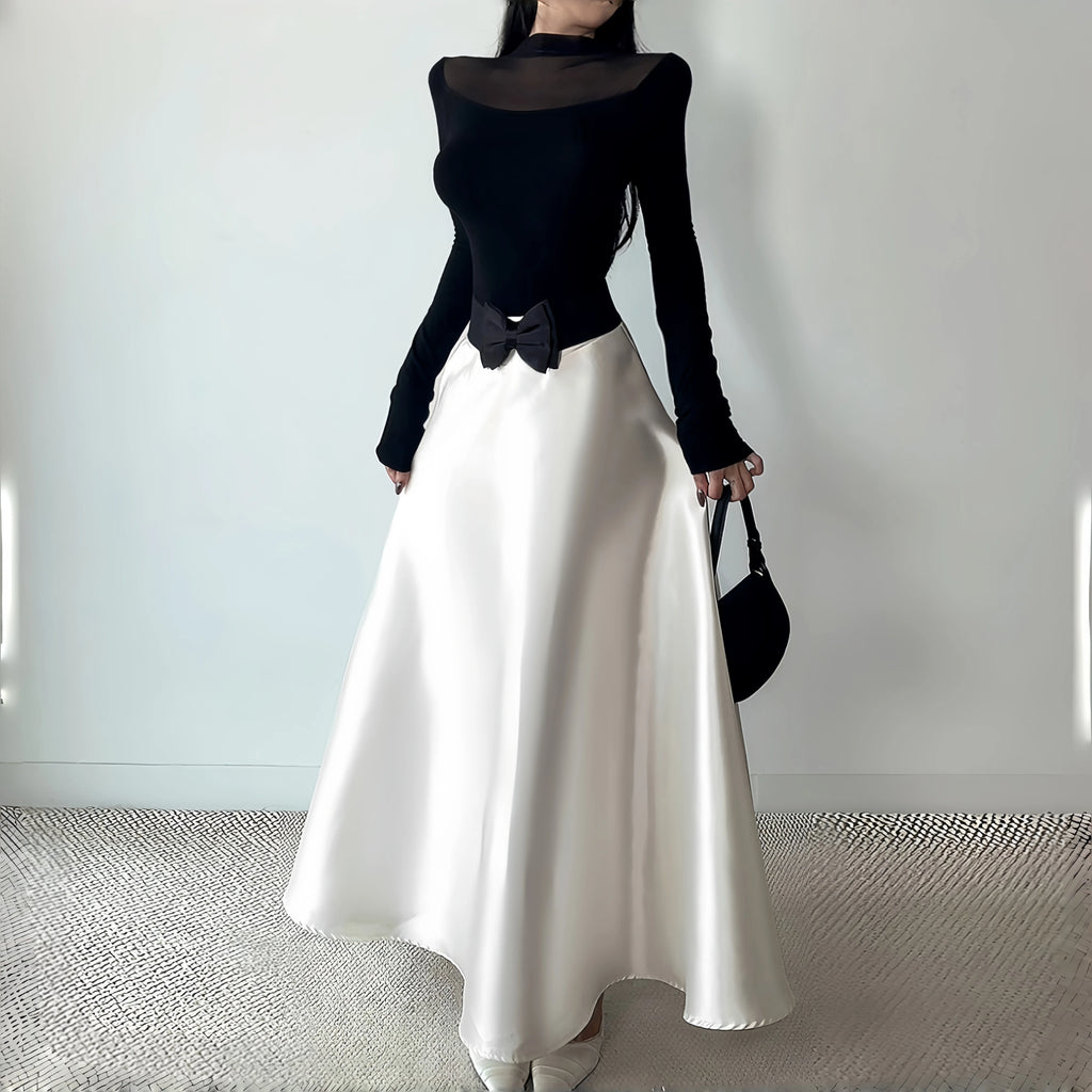 Instunning Mesh Temperament Fashion Two-piece Set