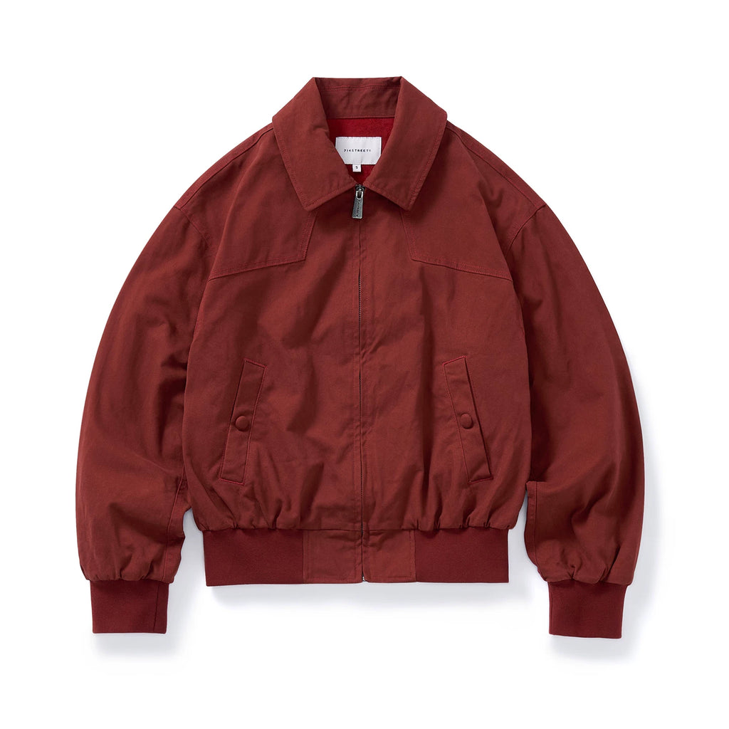 714Street Vintage MA1 Bomber Jacket Washed Cinched-Waist Cropped