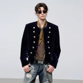 FACEON LAB Purple Velvet Napoleon Jacket