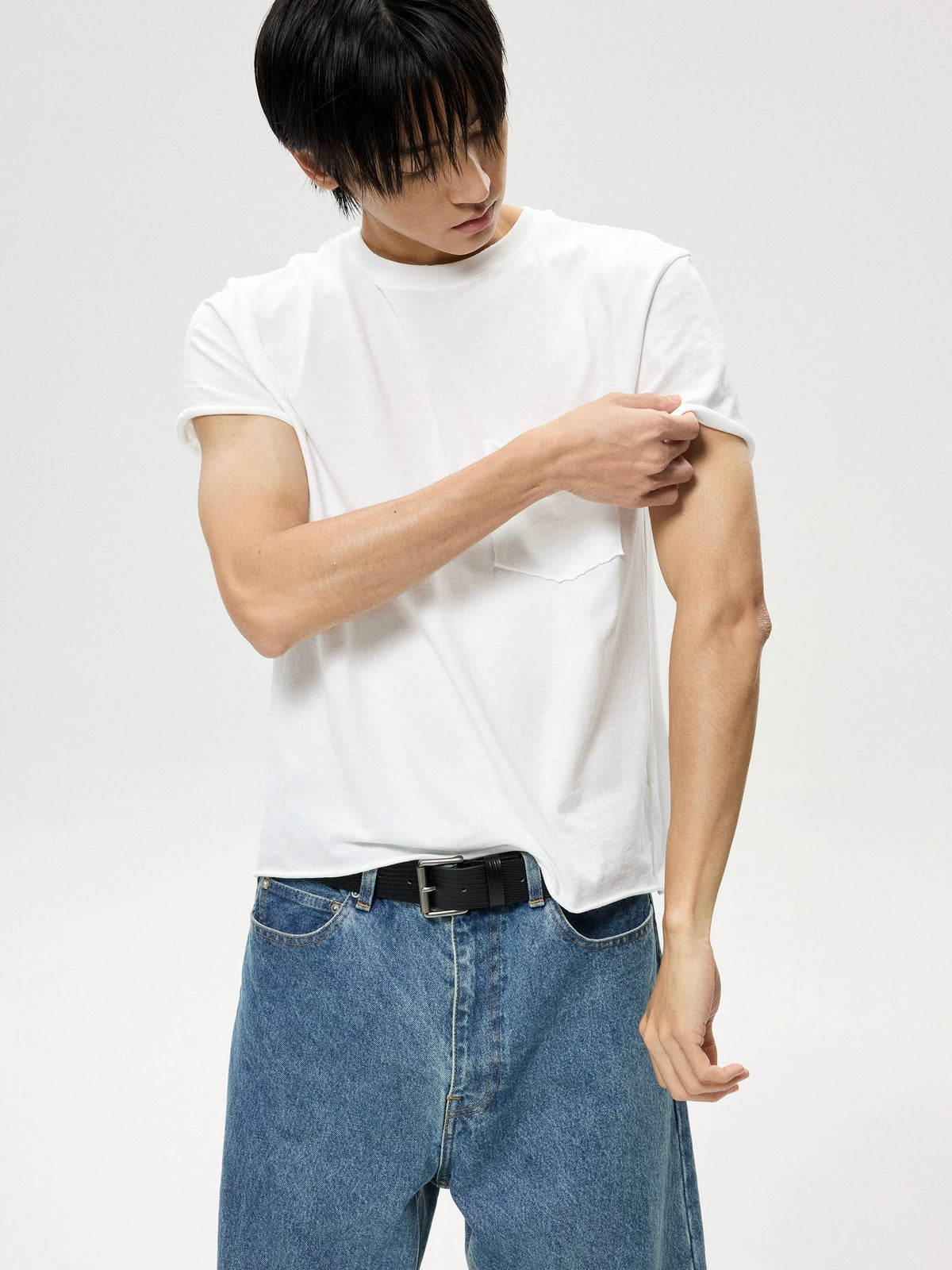 INSAIT Sober Pocket 200g Breathable Curved-Hem Tee