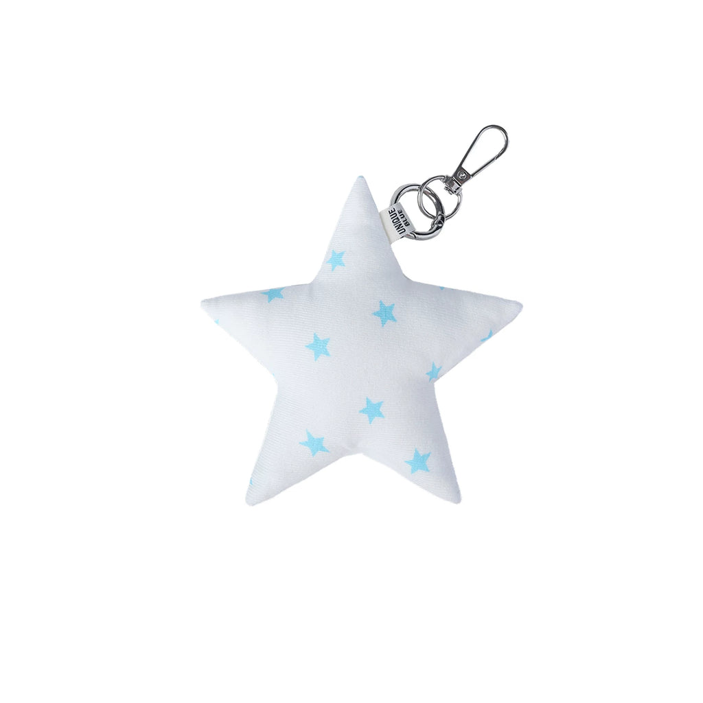Unique blue Star Plush Phone Charm Keychain Pendant