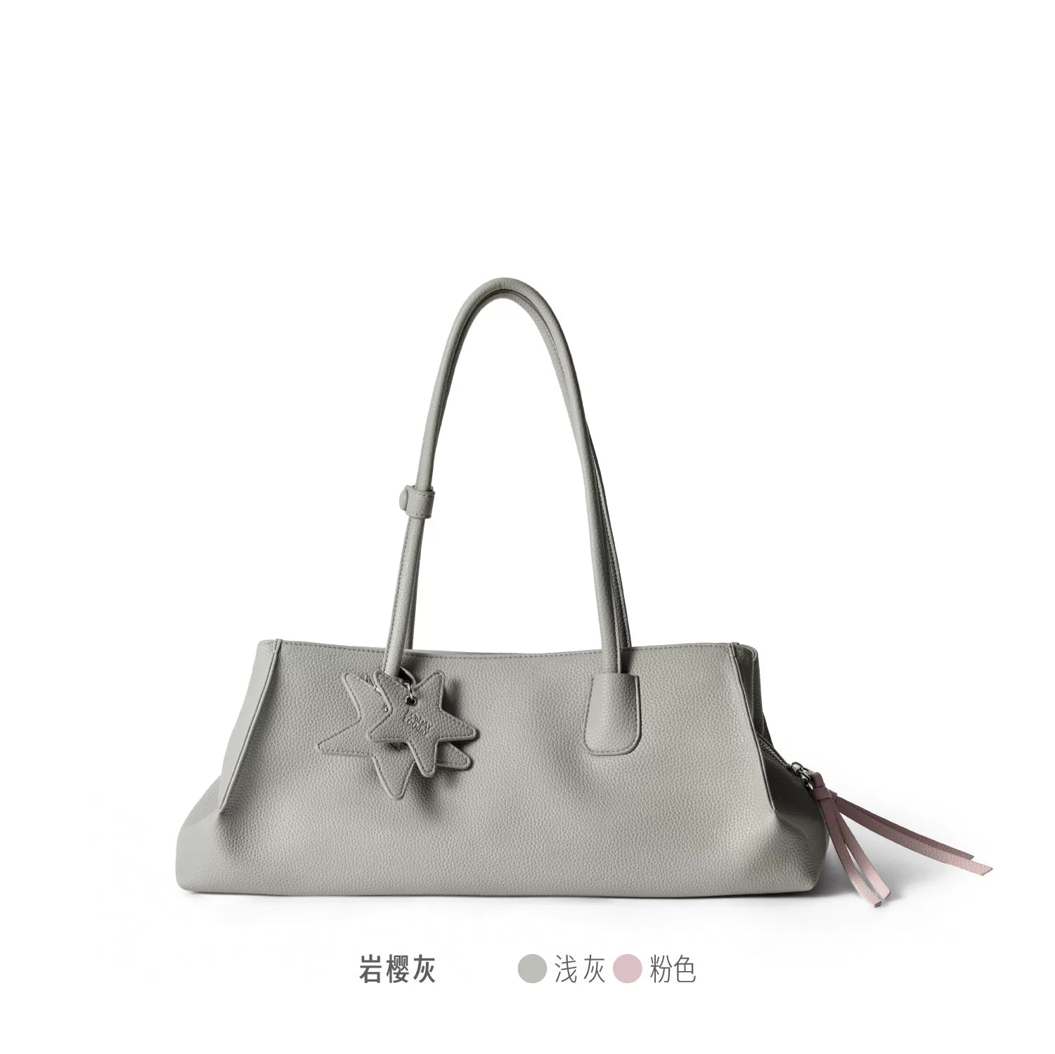 ECODAY Black Faux Leather Zip-Top Crossbody Bag