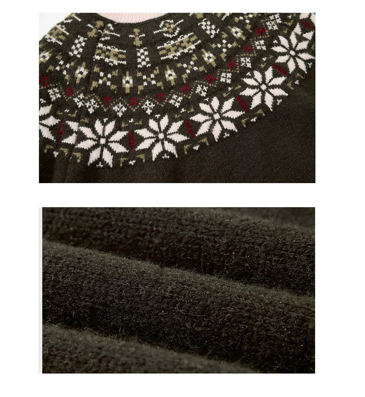 Sameuoo Casual Versatile Jacquard Sweater