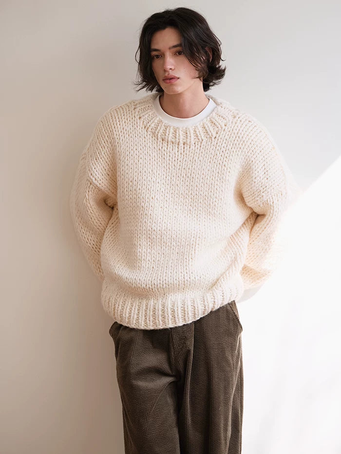 CARPEM Thick Needle Loose Lazy Sweater