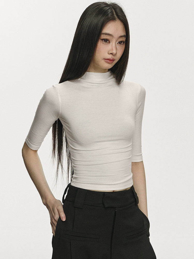 Anna Aneae Small Turtleneck Slim Tee