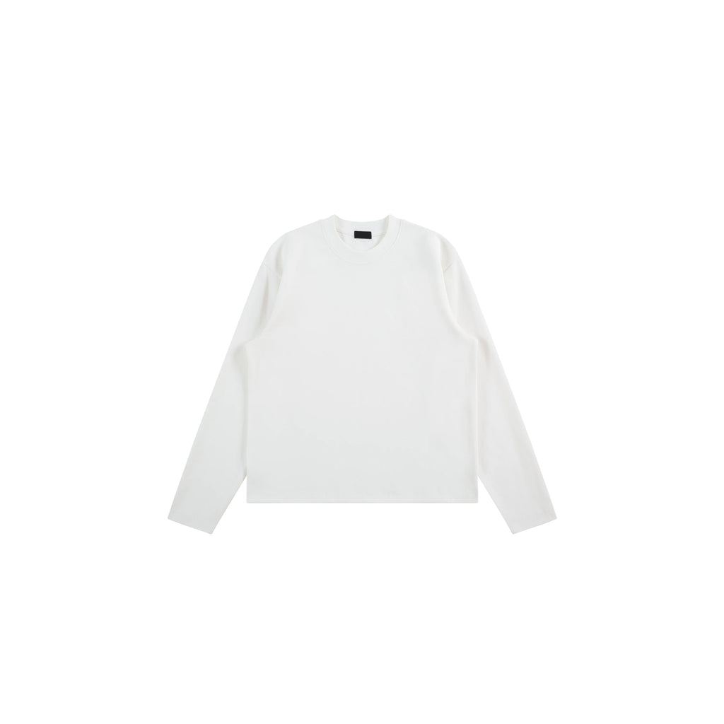 PLUS NO LOGO Thermal Brushed Fleece Relaxed Long-Sleeve Tee
