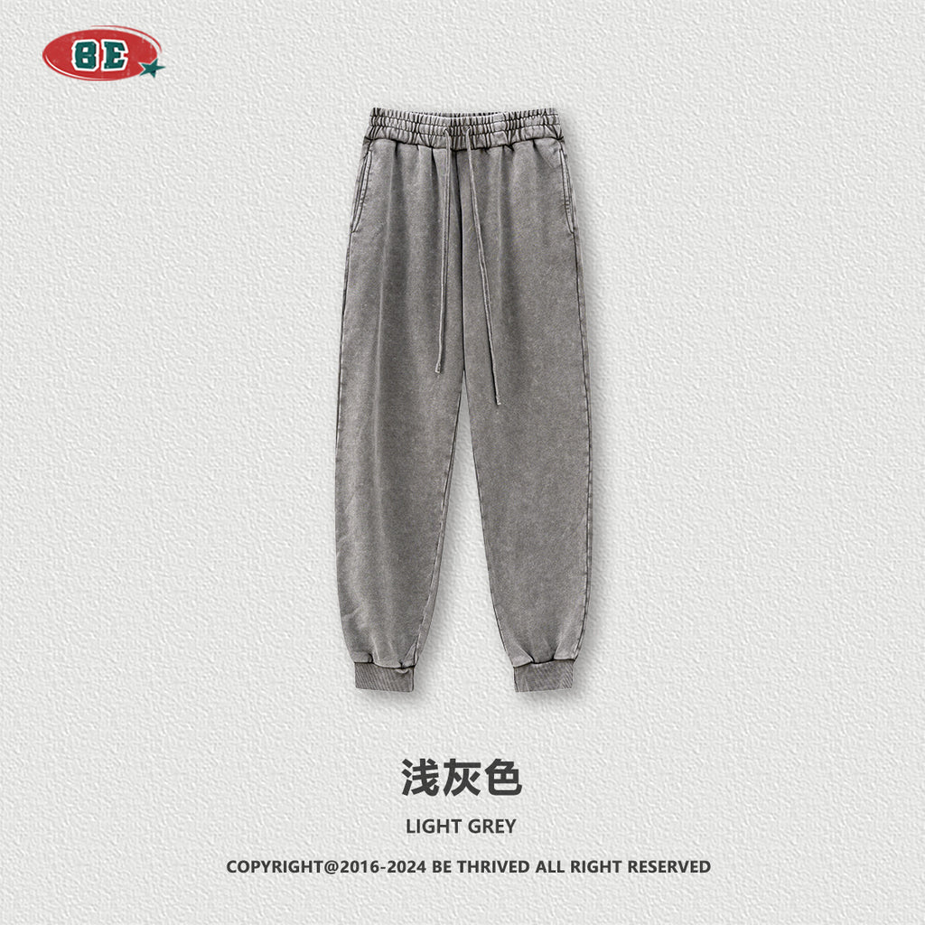 BE THRIVED 420G Washed Oversized Hoodie & Joggers Set