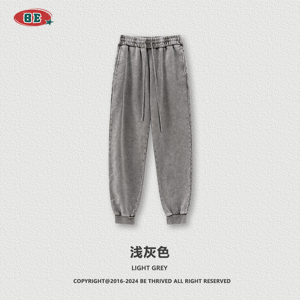 BE THRIVED 420G Washed Oversized Hoodie & Joggers Set