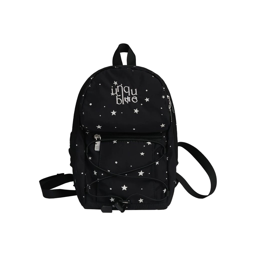 Unique blue Plaid Drawstring Backpack