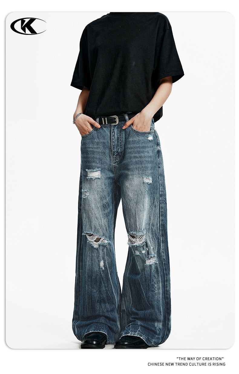 11KN American Vintage Ripped Jeans