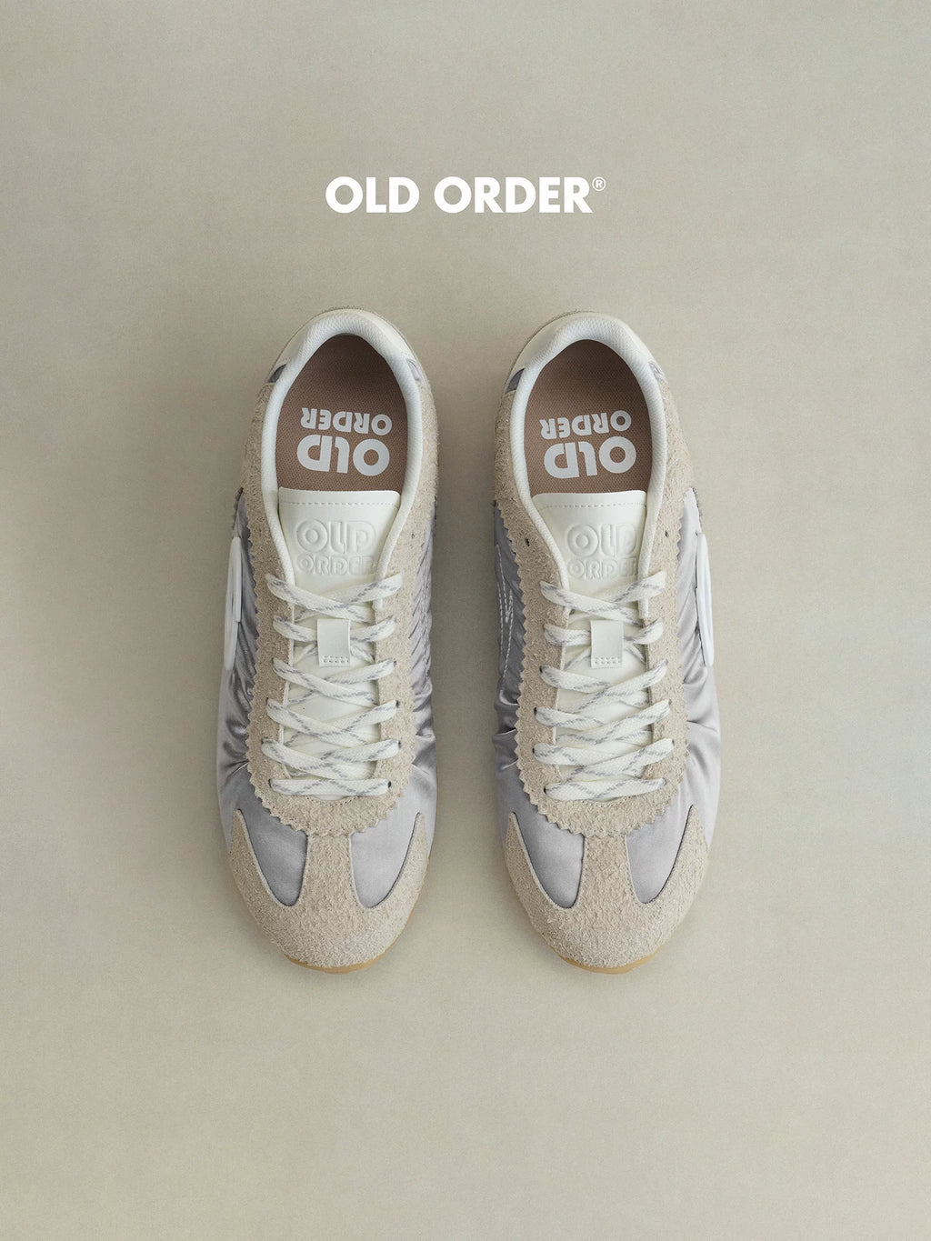 OLD ORDER Satin Lace-Up German Trainer