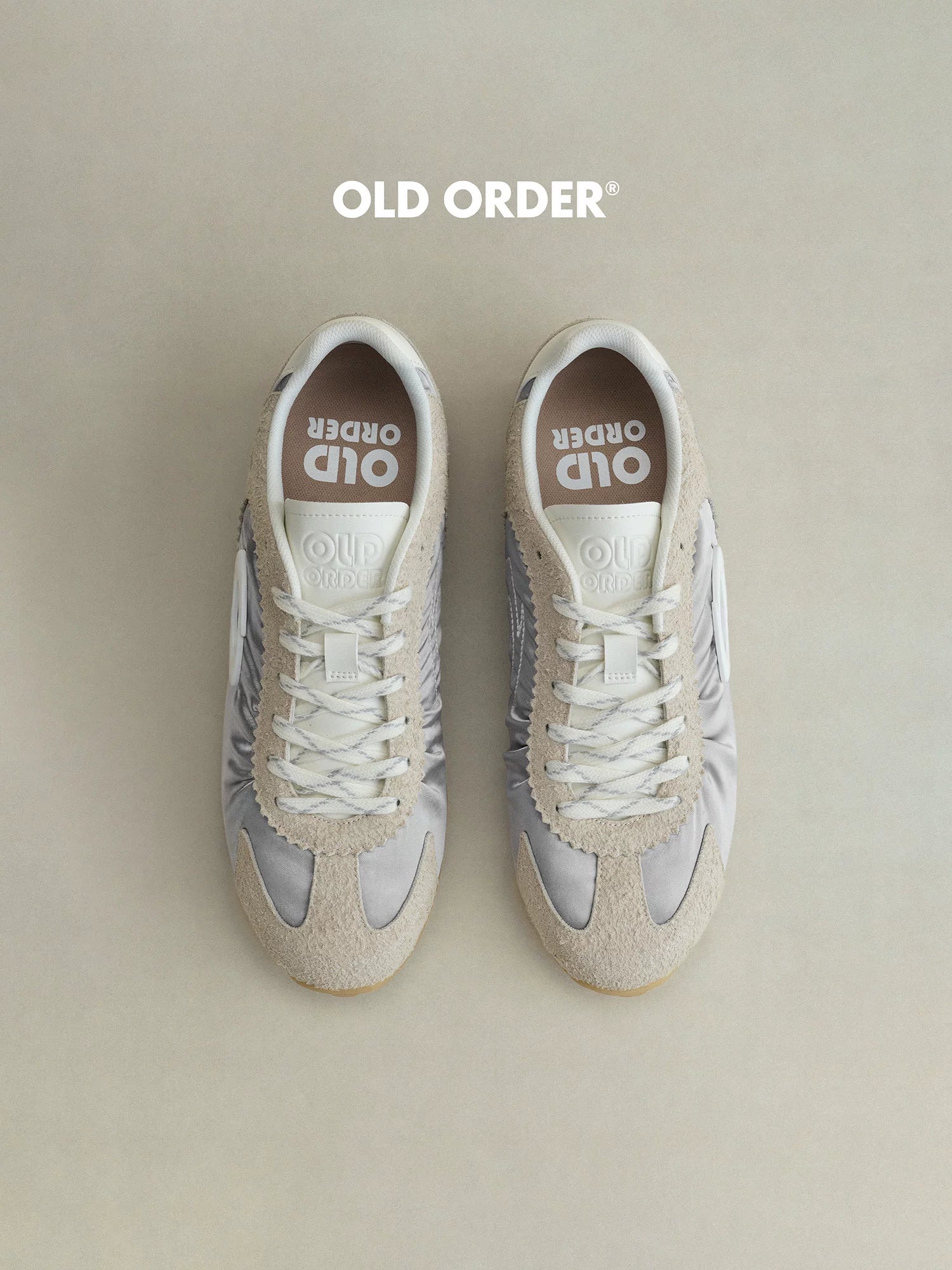 OLD ORDER Satin Lace-Up German Trainer