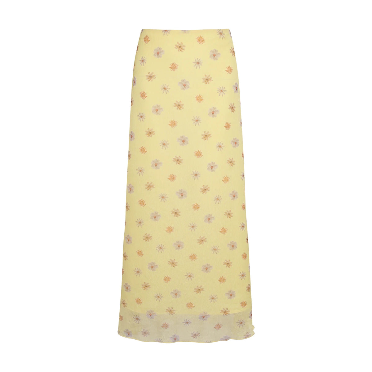 Wildberry Floral A-Line Mermaid Hem Maxi Skirt