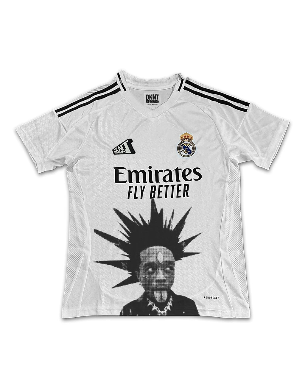 KANYE Casual Portrait Print Tee