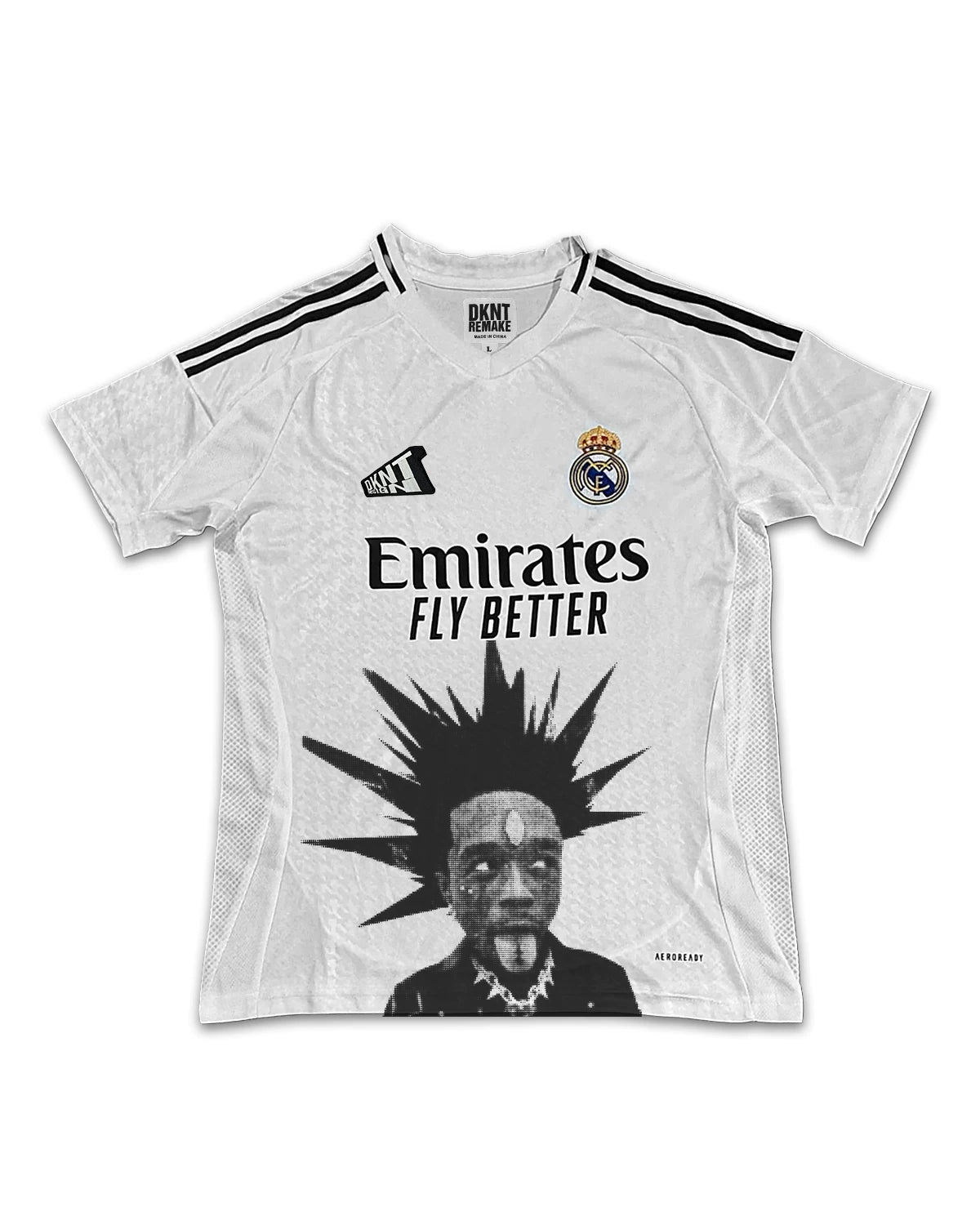 KANYE Casual Portrait Print Tee