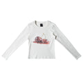 Remedy Fun Jam Print Front Shoulder Slim Short Long Sleeve