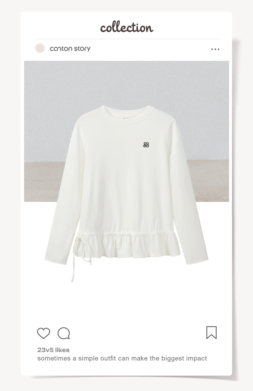 Cantonstory Horn Buckle Crew Neck Rabbit Knitted Cardigan Sweater